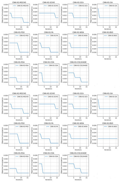 Hausdorff et al. (2007) objective and Cohen kappa convergence graphs.