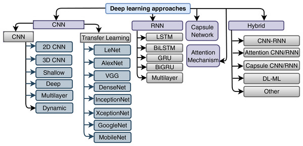 Taxonomy of SARS-CoV-2 analysis using deep learning method.